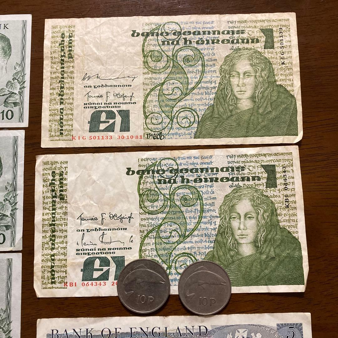 外国紙幣 イギリス スコットランド スウェーデン アイルランド 旧紙幣 旧硬貨