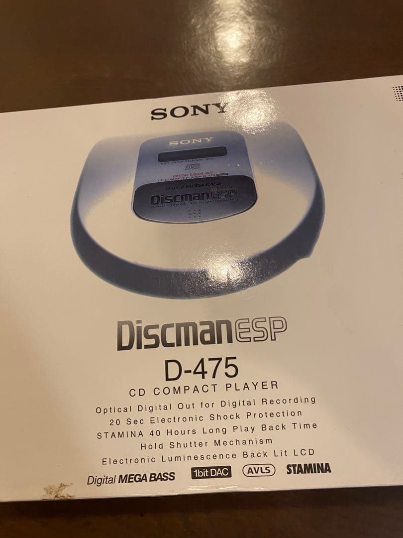 SONY Discman D-475 ポータブルCDプレーヤー オーディオ機器
