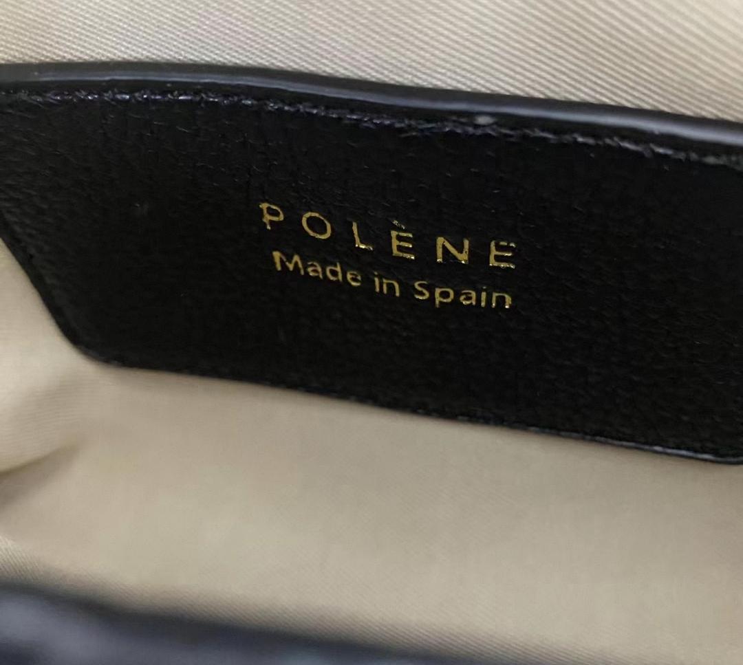 即日発送 ~ POLÈNE ブラックショルダーバッグ