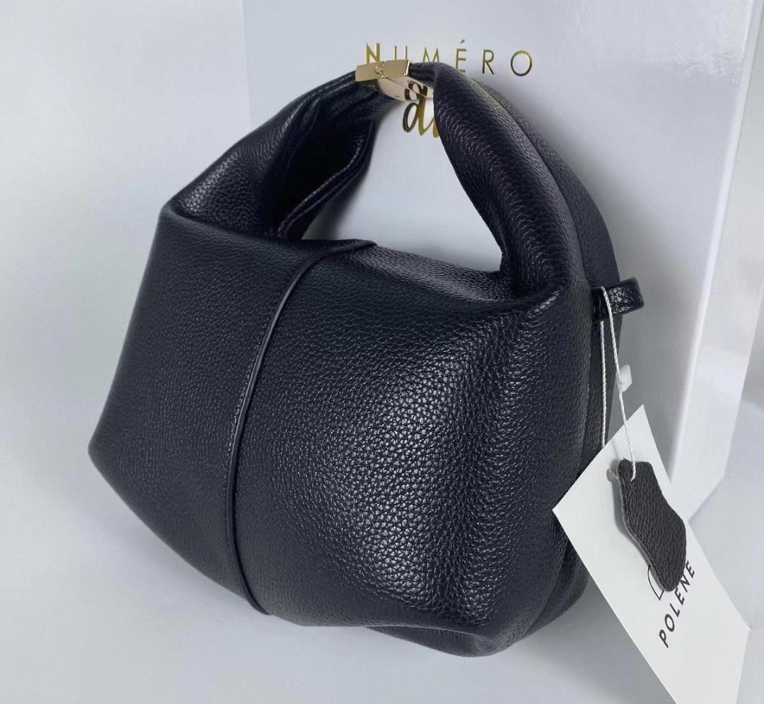 即日発送 ~ POLÈNE ブラックショルダーバッグ