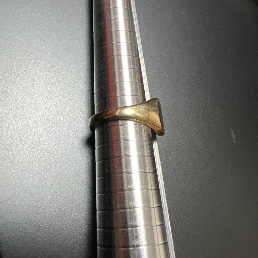 9ct シグネットリング 印台リング　ヴィンテージ 9金