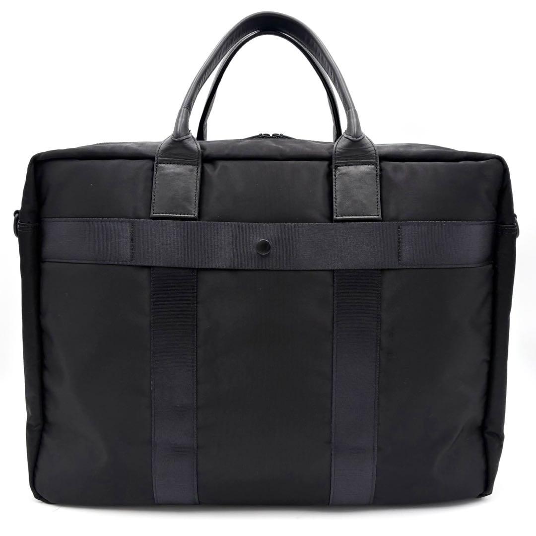 ポーター タイム 2way オーバーナイト ブリーフケース 黒 ナイロン メンズ