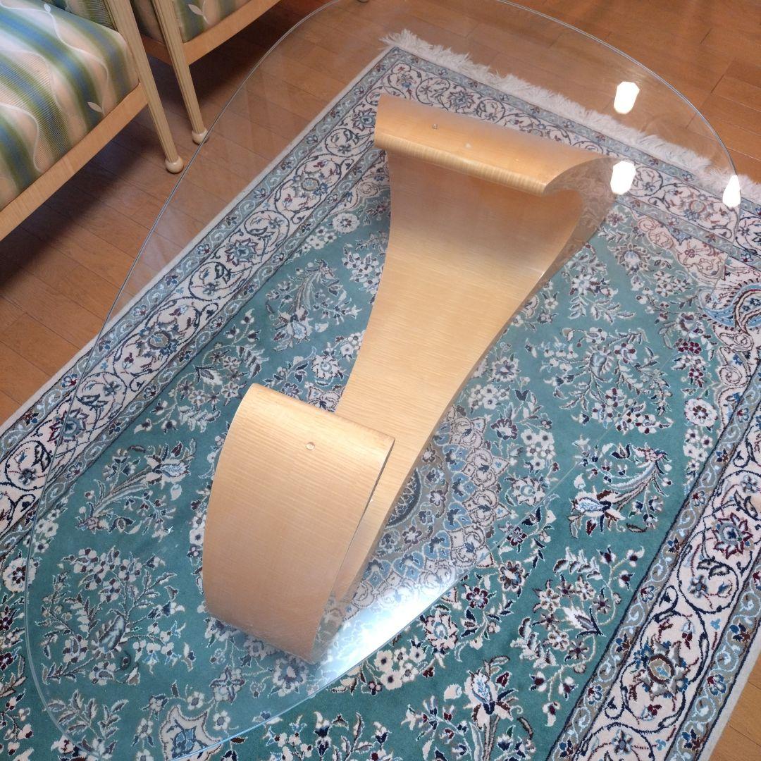 松創 ソファーテーブル センターテーブル ローテーブル ガラス