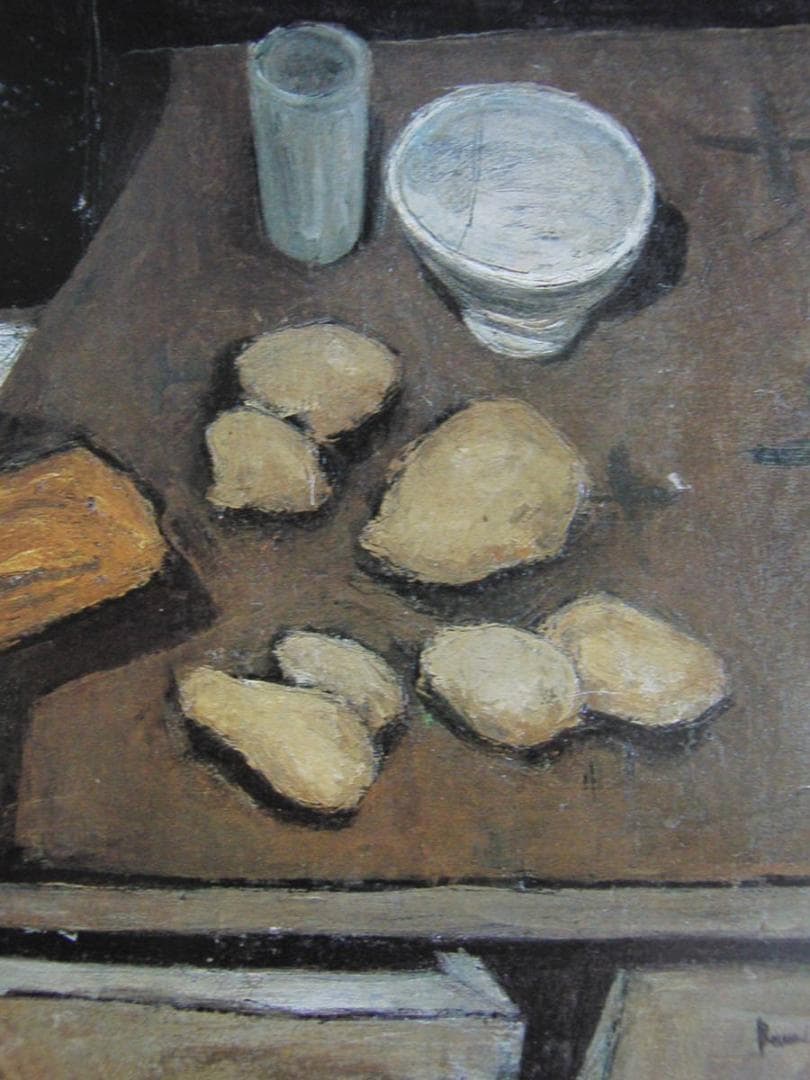 ベルナール・ビュッフェ、「Nature morte au pain」