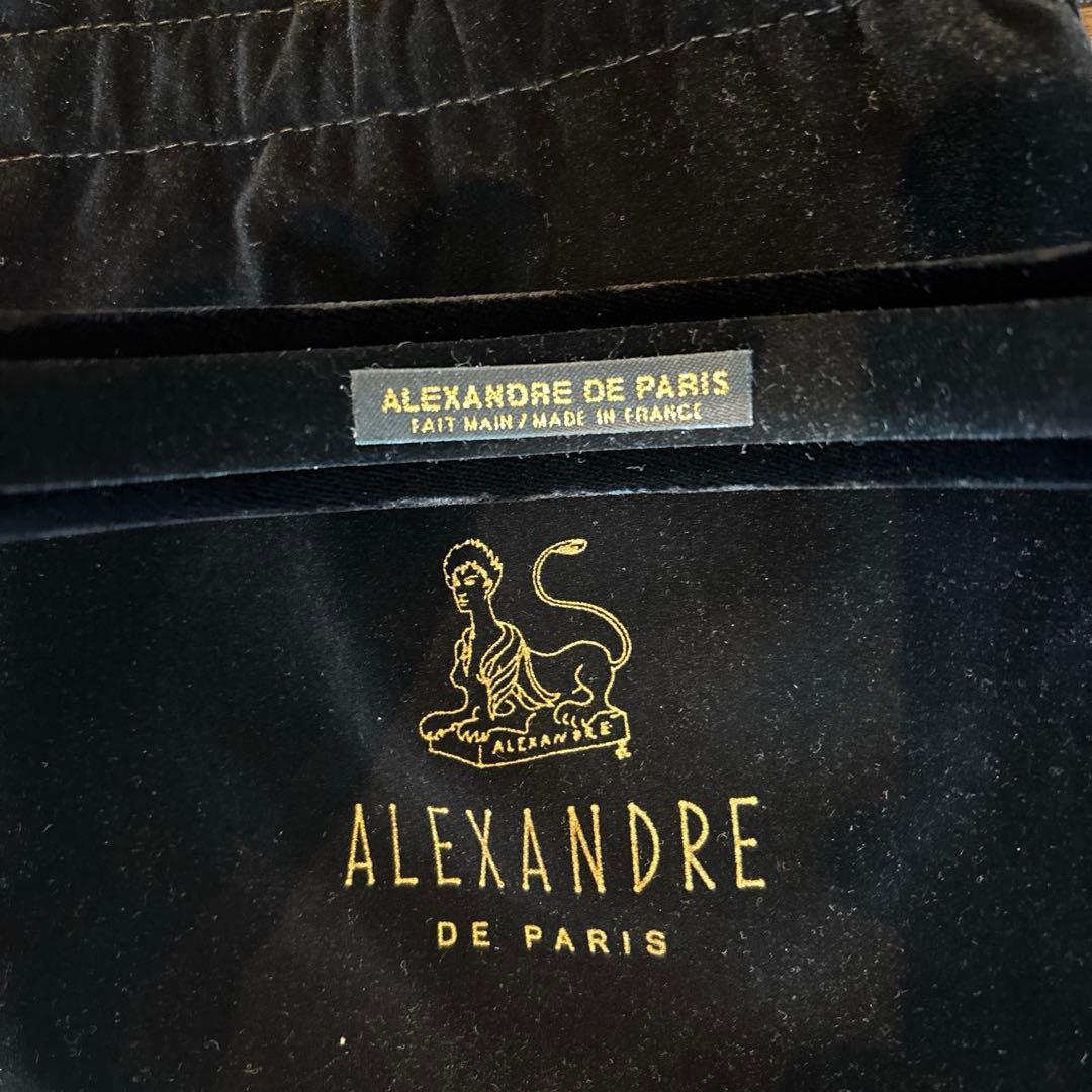 アレクサンドルドゥパリ　ベロア　カチューシャ　2.5センチ　TIMELESS