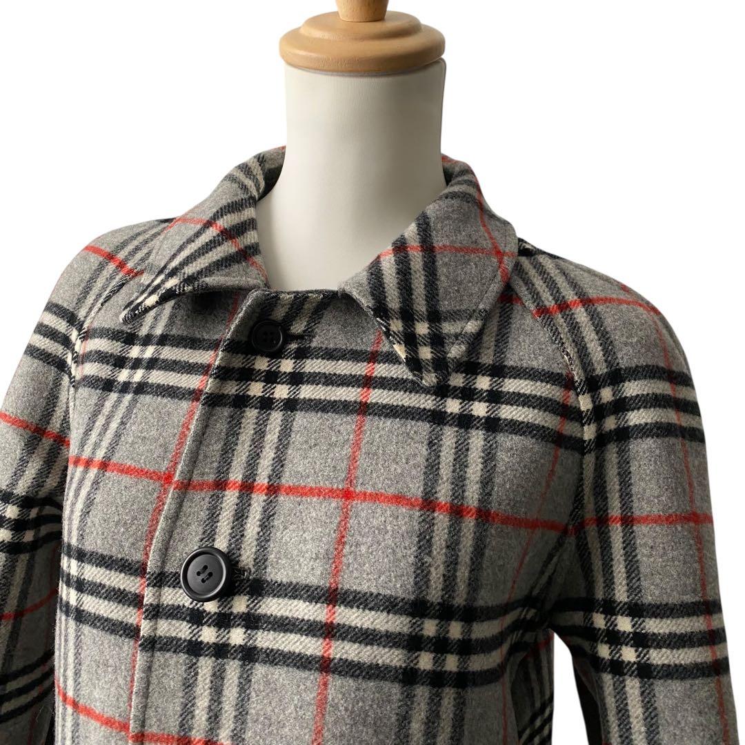 極美品】 バーバリーズ ノバチェック リバーシブル コート ダブル