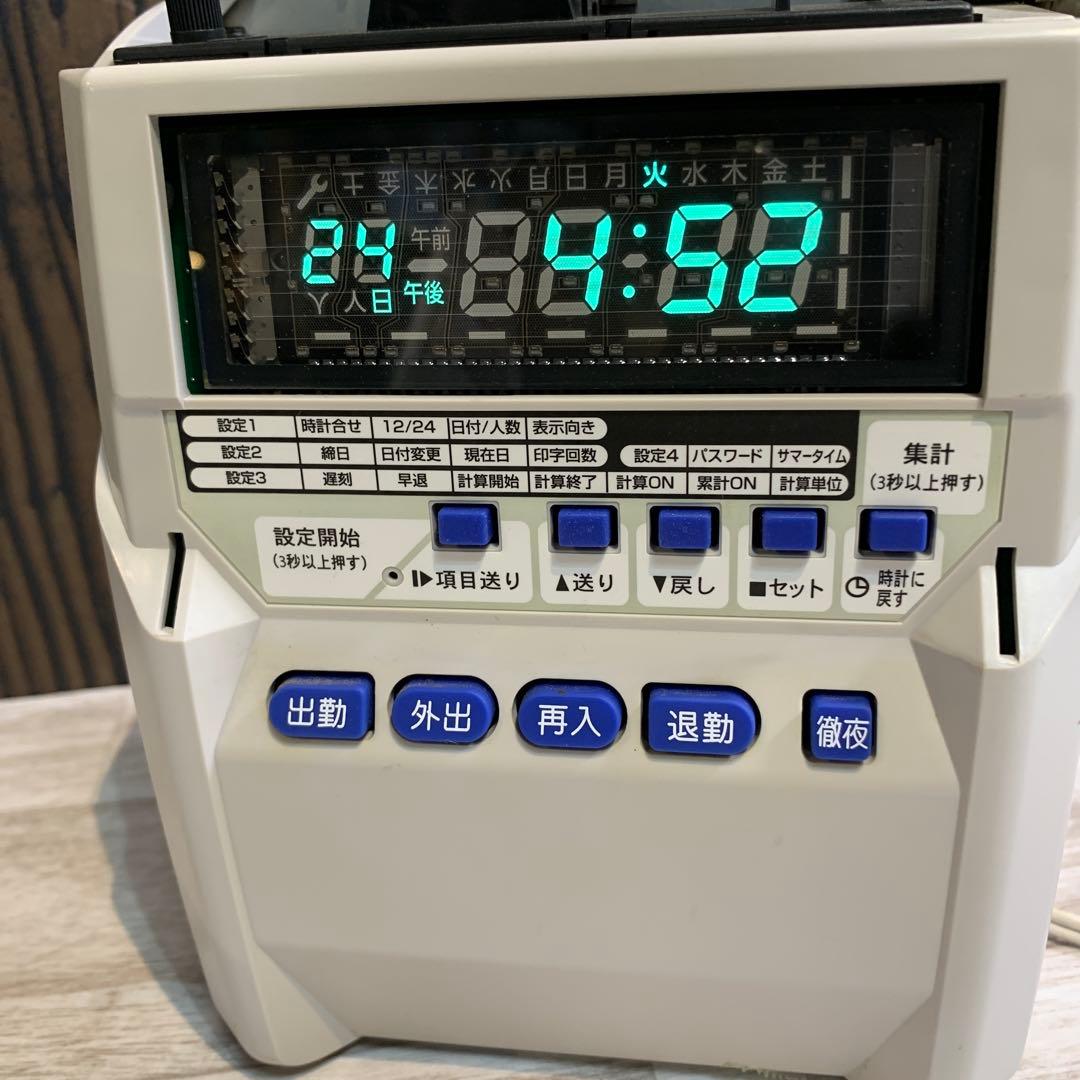 MAX ER-110S 電子タイムレコーダー