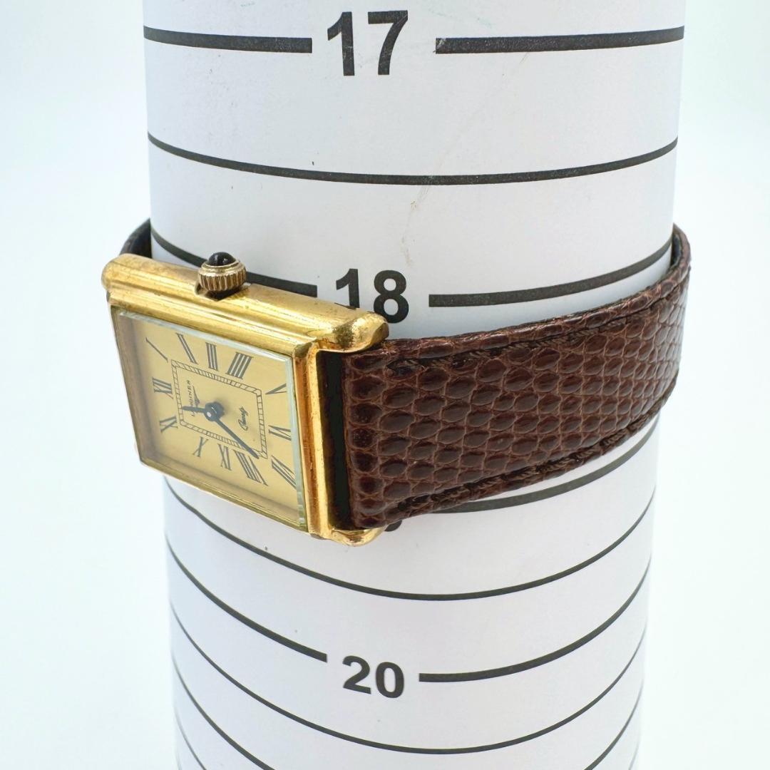 新品電池】LONGINES ロンジン ゴールド文字盤 スクエア レディース