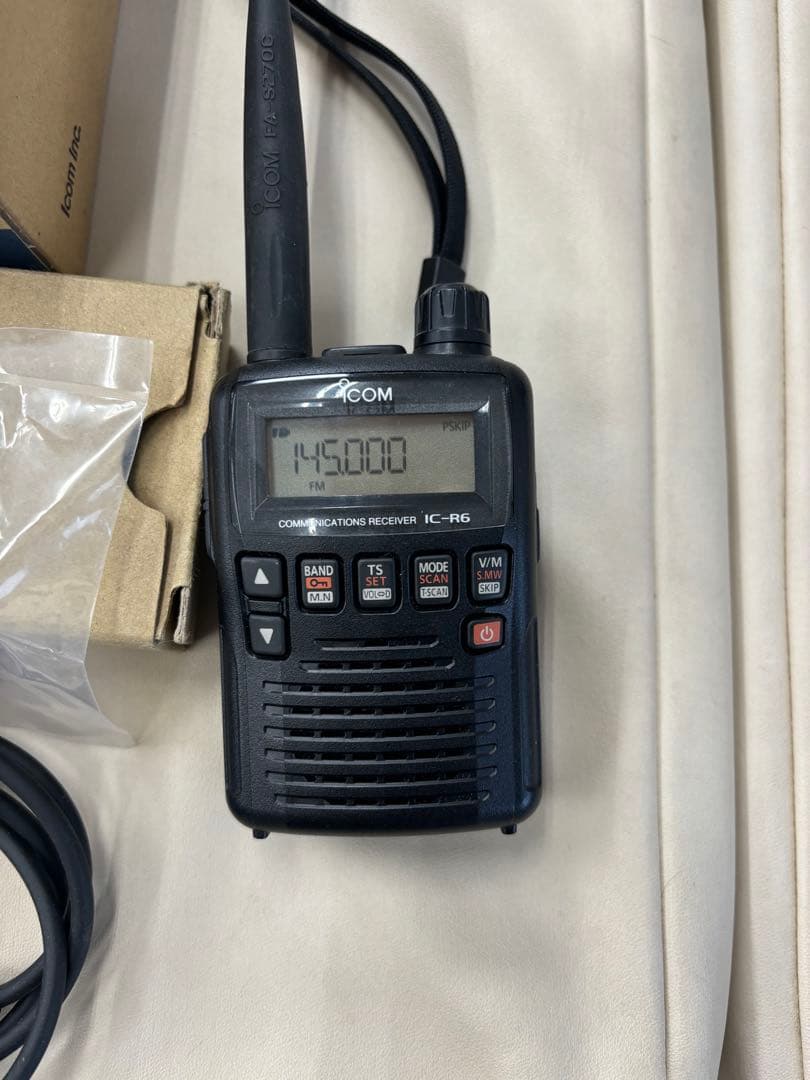 アイコム IC-R6 CS-R6 クーロニングソフトケーブル付き