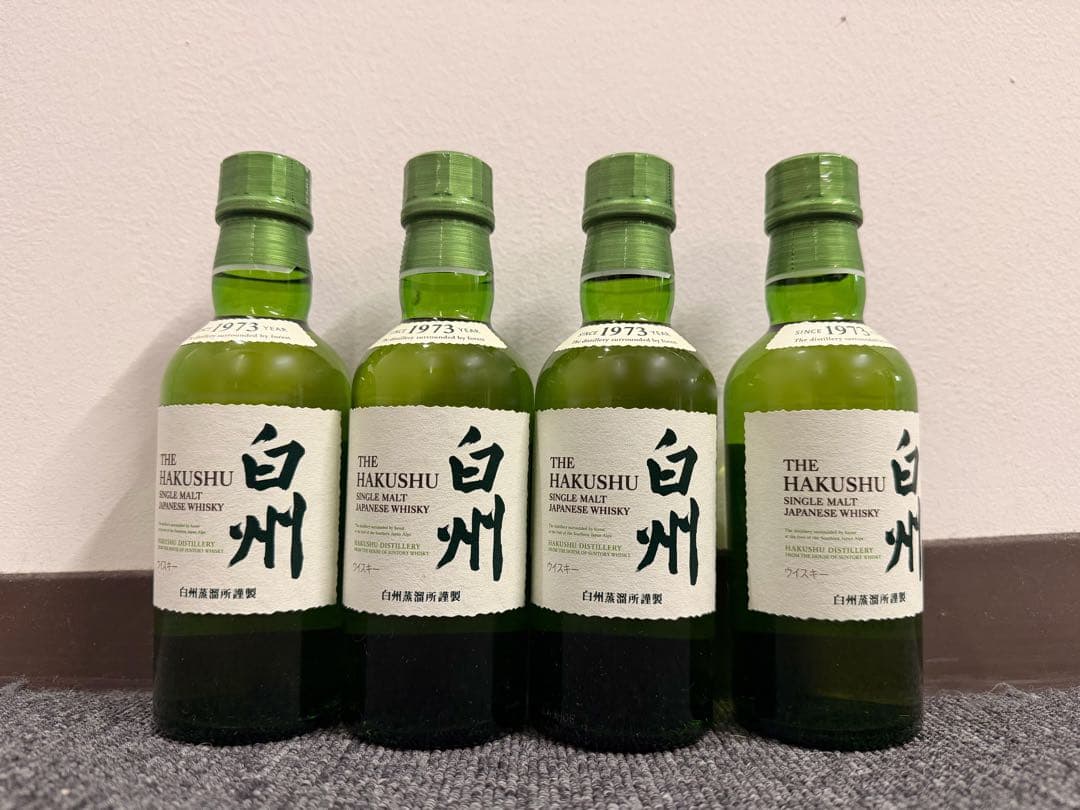 サントリー 白州 180ml×4 ウイスキー - メルカリ