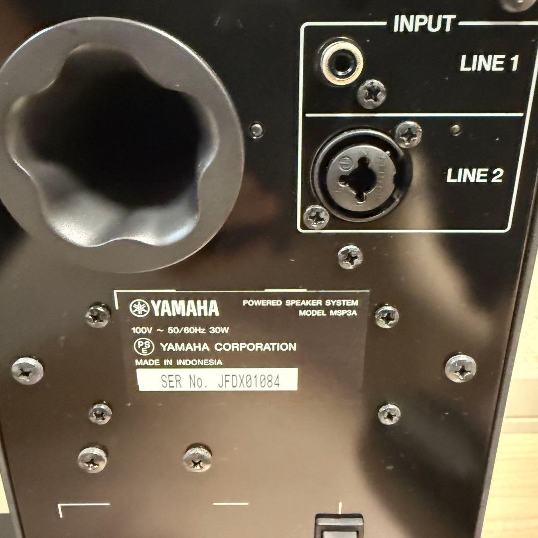 【セット】YAMAHA MSP3A モニタースピーカー+スタンド+ケーブル