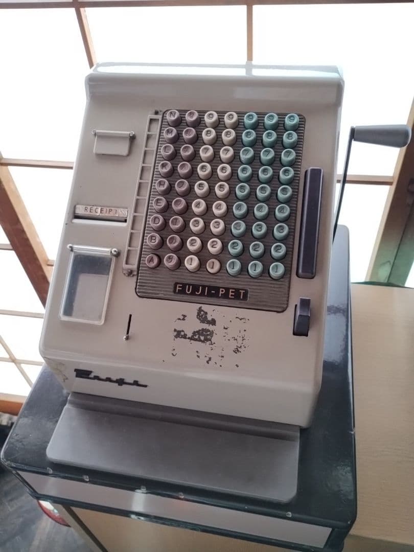 昭和レトロ 日本金銭機械 Nippon 手動式レジスター 当時物