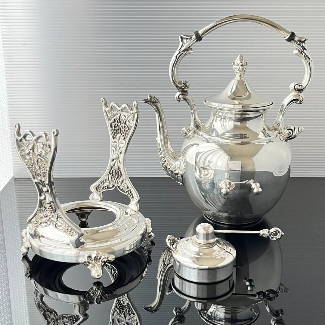 Rogers Bros】Heritage ティーケトル スタンド/バナー【シルバー