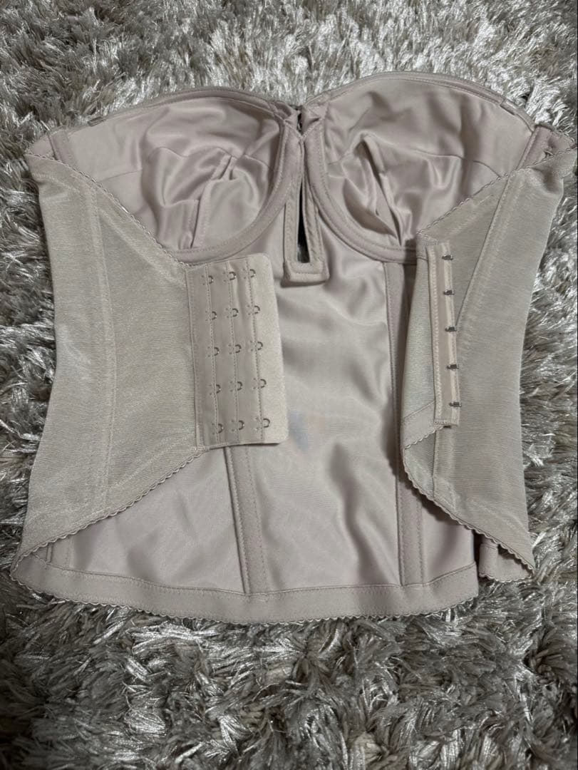 ブライダルブルームブライダルインナー G65モカグレー ビスチェロングガードル