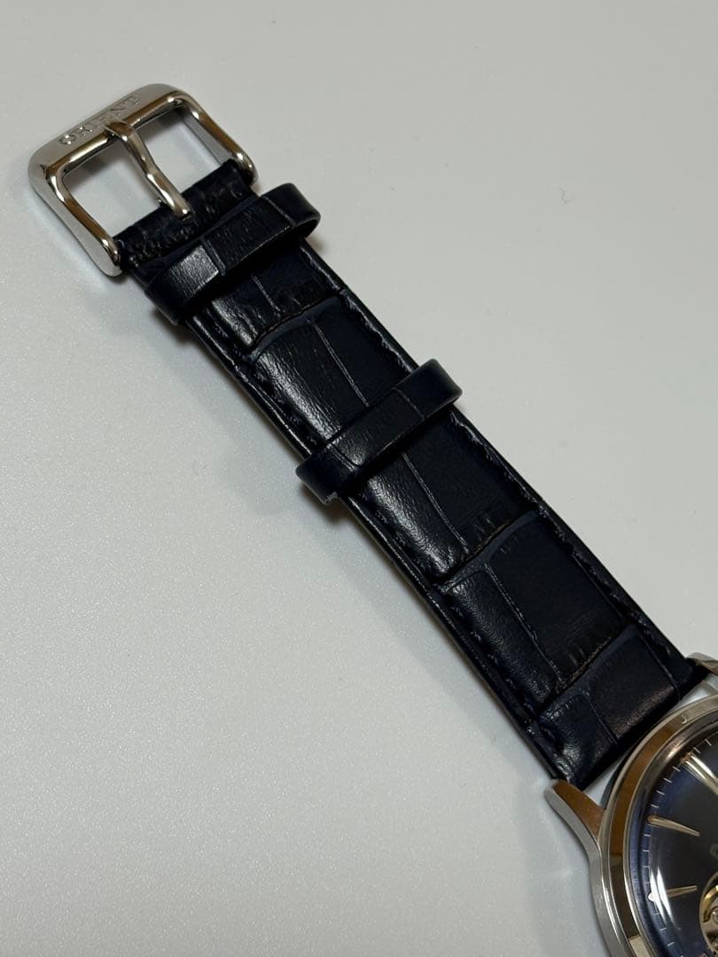 【未使用品】オリエント バンビーノ 自動巻 オープンハート RN-AG0008L