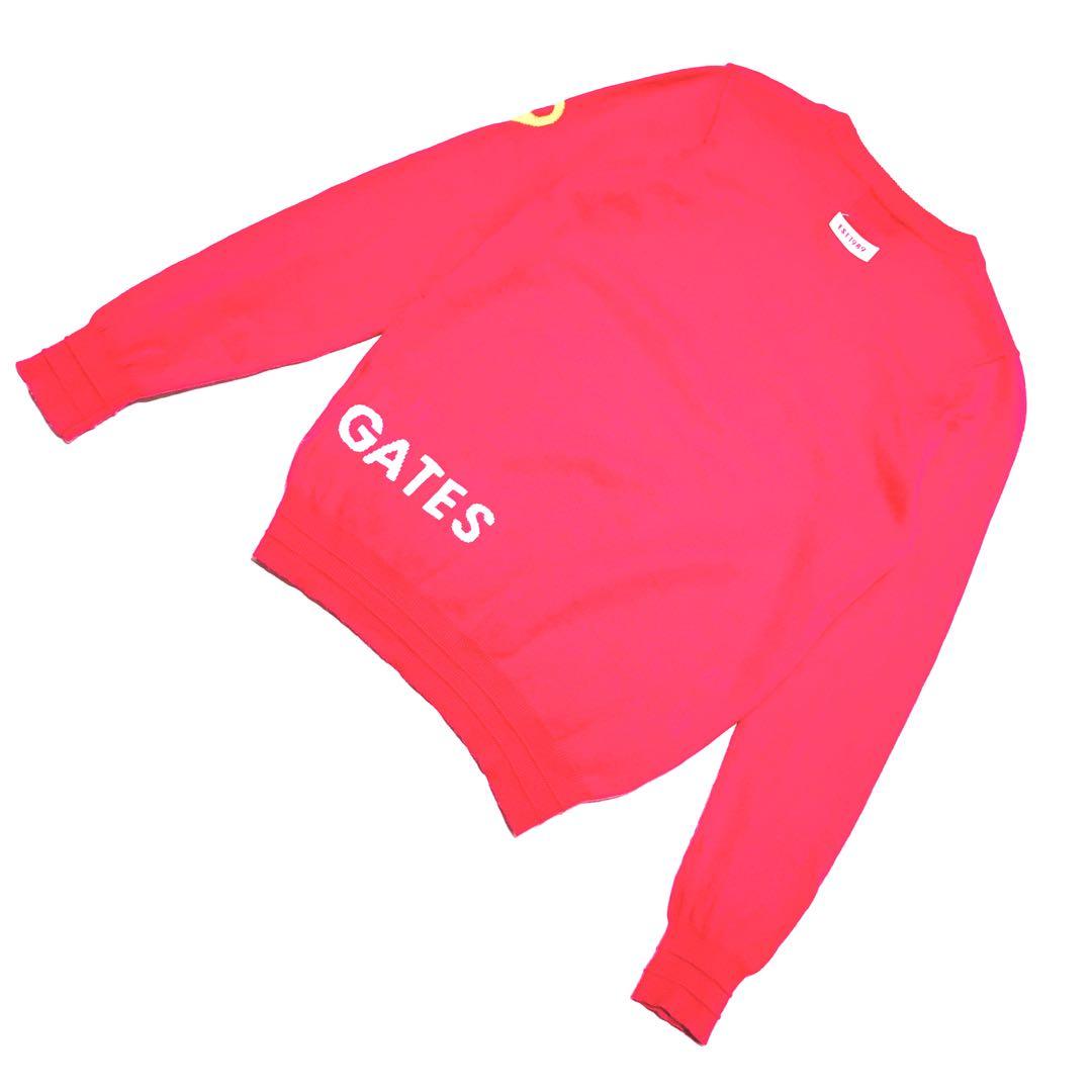 クリームさん専用パーリーゲイツ　ウールセーター　ピンク　ロゴ入り　サイズ1