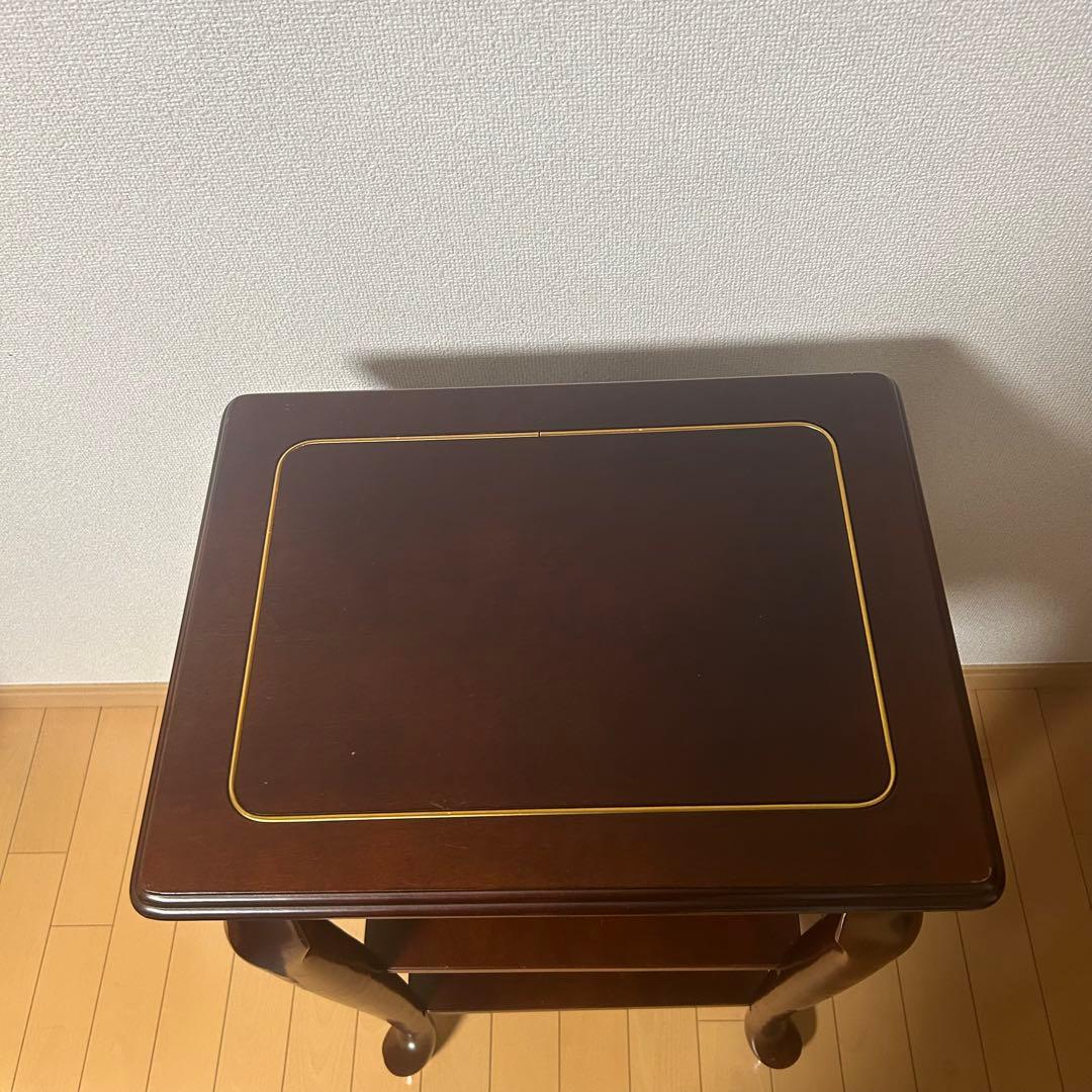 イトーヨーカ堂 ビンテージ アンティーク家具 木製サイドテーブル