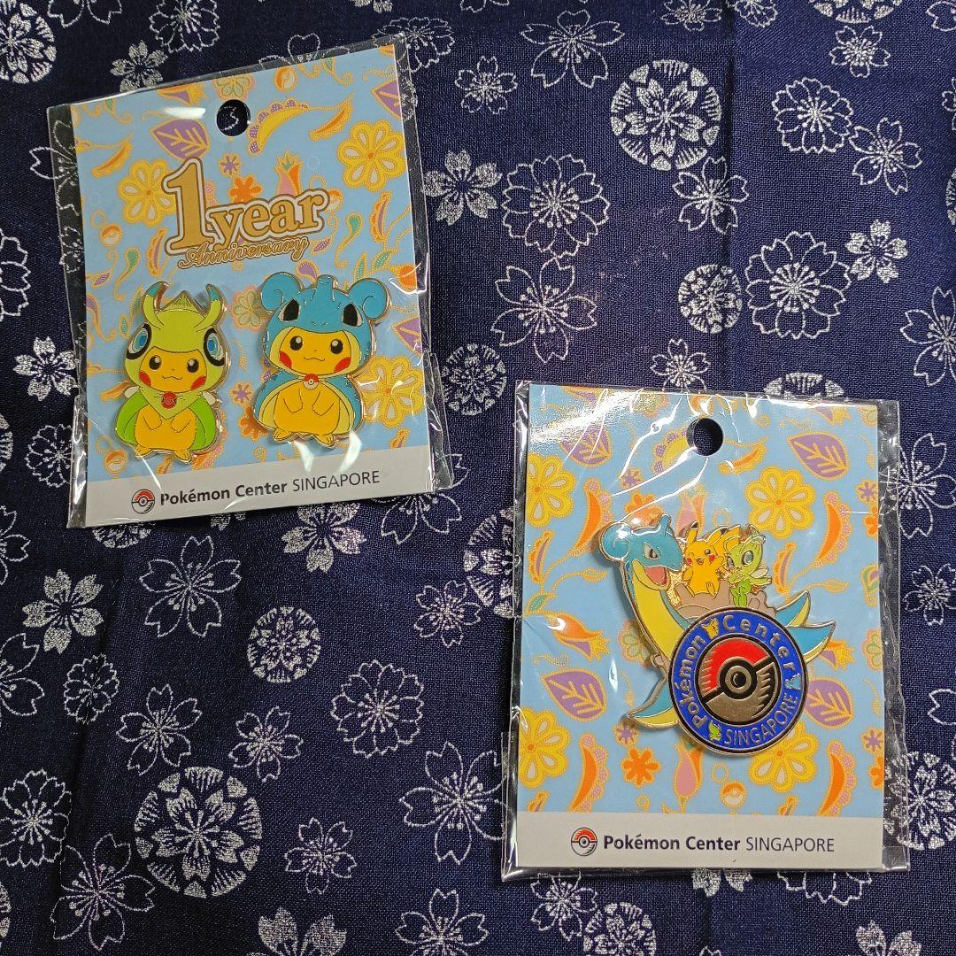 ポケモンセンター ピンバッジset シンガポール