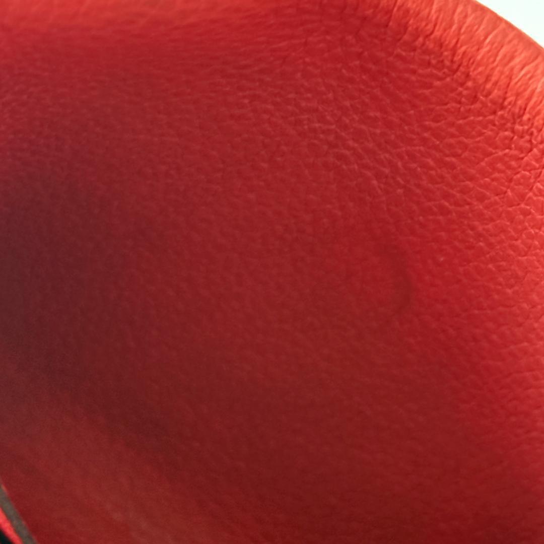 美品 C刻印『エルメス』バスティア オレンジフィールド ケース 小銭入れ