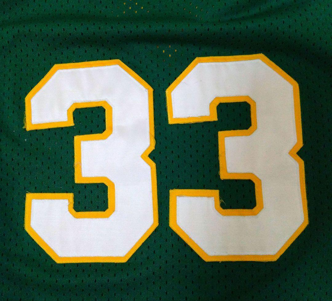 ホセ・カンセコ実使用（1990年）MLB アスレチックス バッティングジャージ