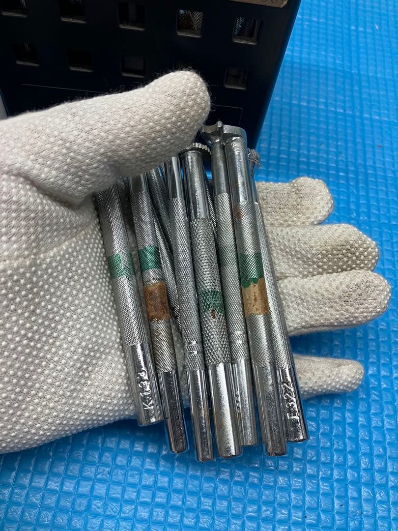 日本製 約210本　レザークラフト　刻印　クラフト社&ELLA社製　革職人