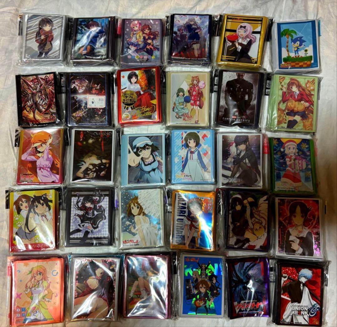 【大量】キャラクタースリーブ まとめ売り166個セット