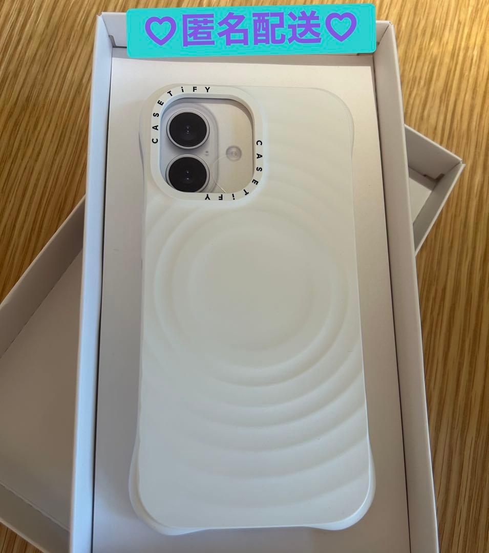 CASETiFY iPhone17 ウェーブシリコンケース ホワイト - メルカリ