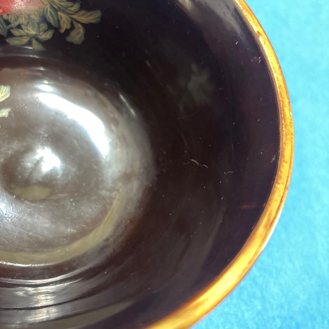 ヴィンテージ　豊楽焼　豊助印　茶碗　陶芸　漆工芸　江戸後期〜大正