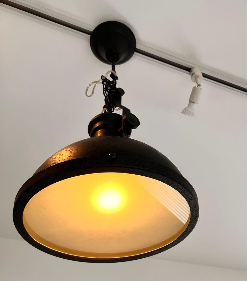 2個セット インダストリアル ペンダントライト ブラック