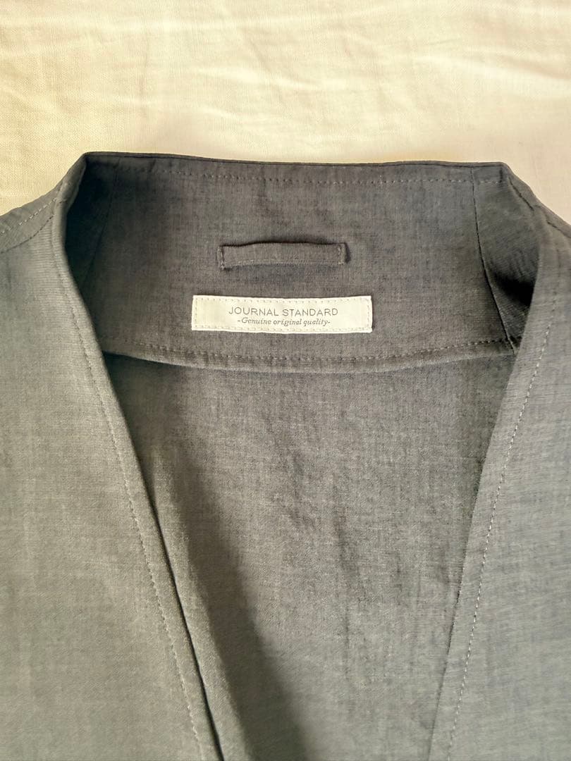 JOURNAL STANDARD グレー セットアップ　ノーカラージャケット