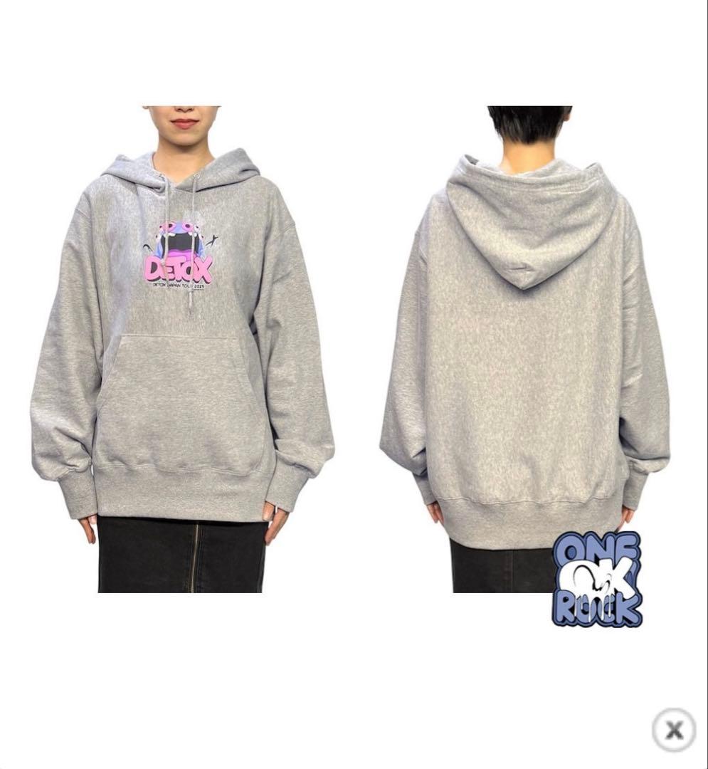 2025 DETOX JAPAN パーカー M ラバーバンド　セット