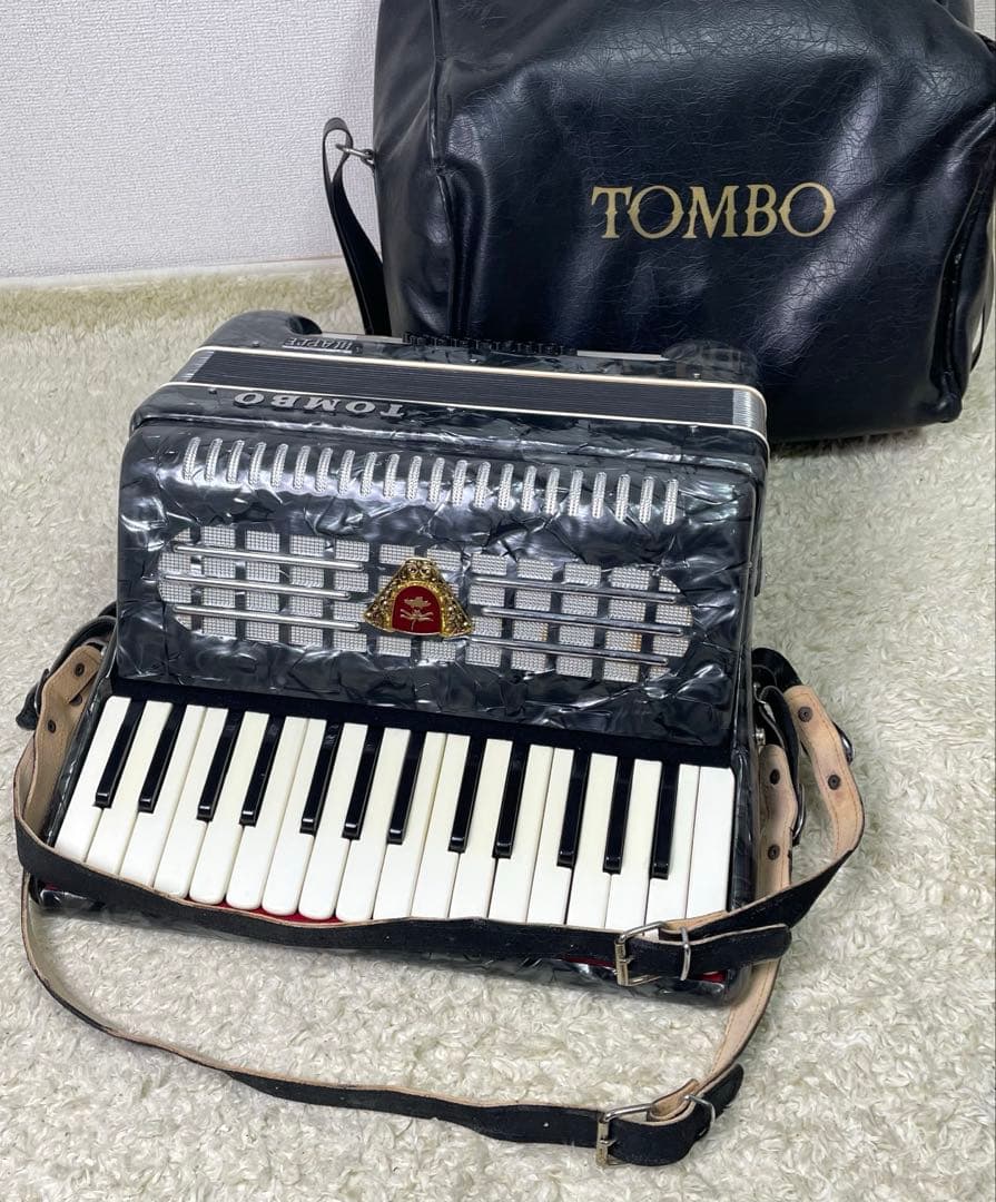 ☆トンボ TOMBO 最高峰アコーディオン No.75 〔幻の名機〕日本製