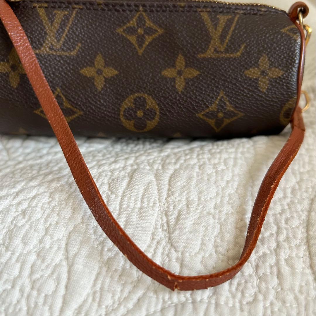 ルイヴィトン モノグラム 旧型 パピヨン30 ハンドバッグ ミニポーチ付き
