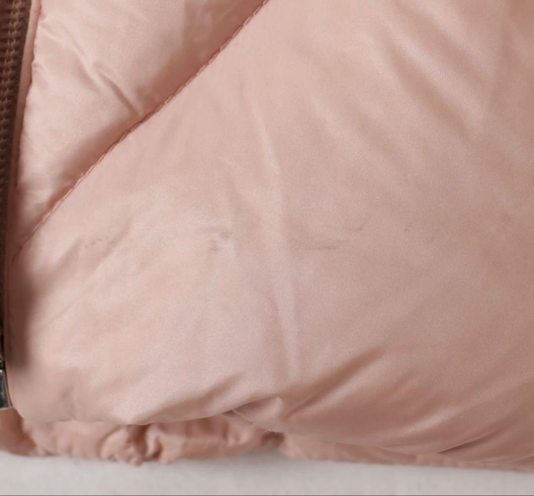 期間限定価格⭐︎MONCLER ピンクベージュ フード付きダウンジャケット