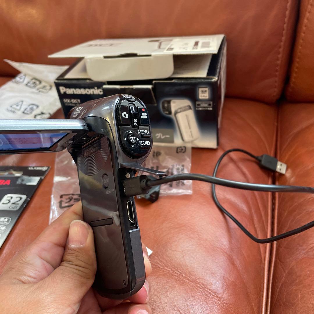 【美品】Panasonic HX-DC1 グレー　ビデオカメラ
