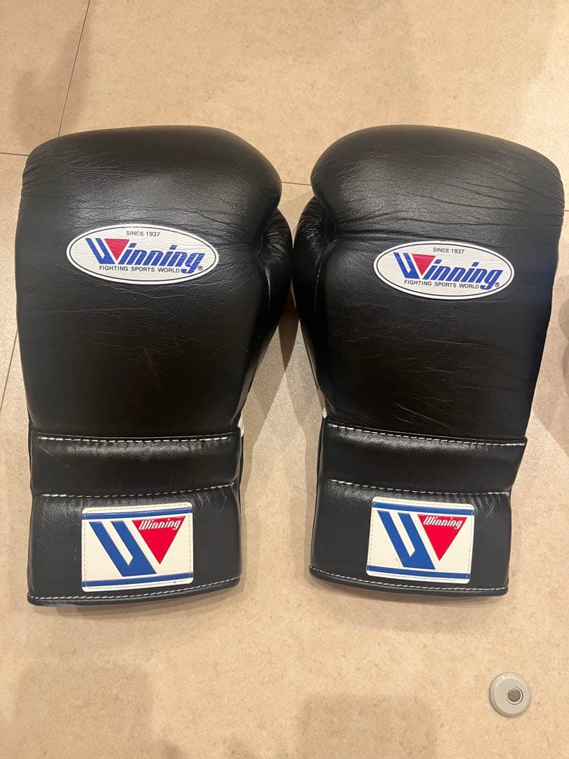 Winning ボクシンググローブ 14 oz ブラック Winning(ウイニング