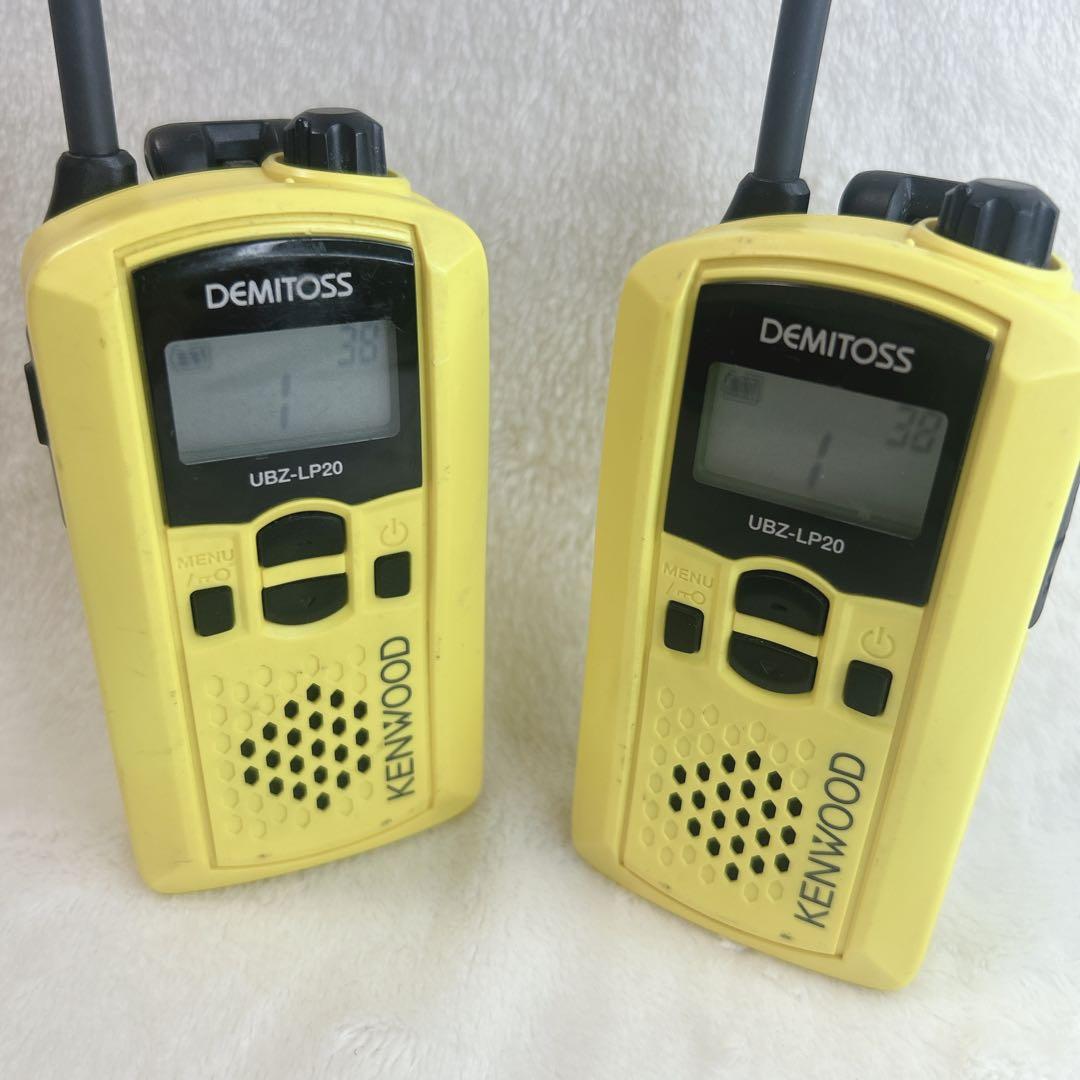 KENWOOD UBZ-LP20 トランシーバー イエロー 付属品あり‼️