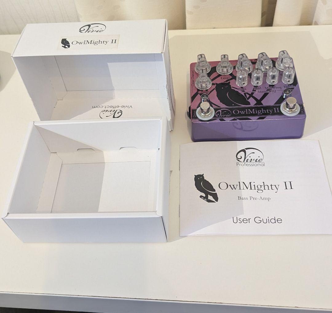 廃盤・動作良好】Vivie OwlMighty II ベース用プリアンプ - メルカリ