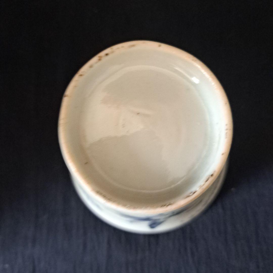 400年前のロマン！ 初期伊万里 蕎麦ちょこ」 染付猪口(直径8cm) 骨董ア