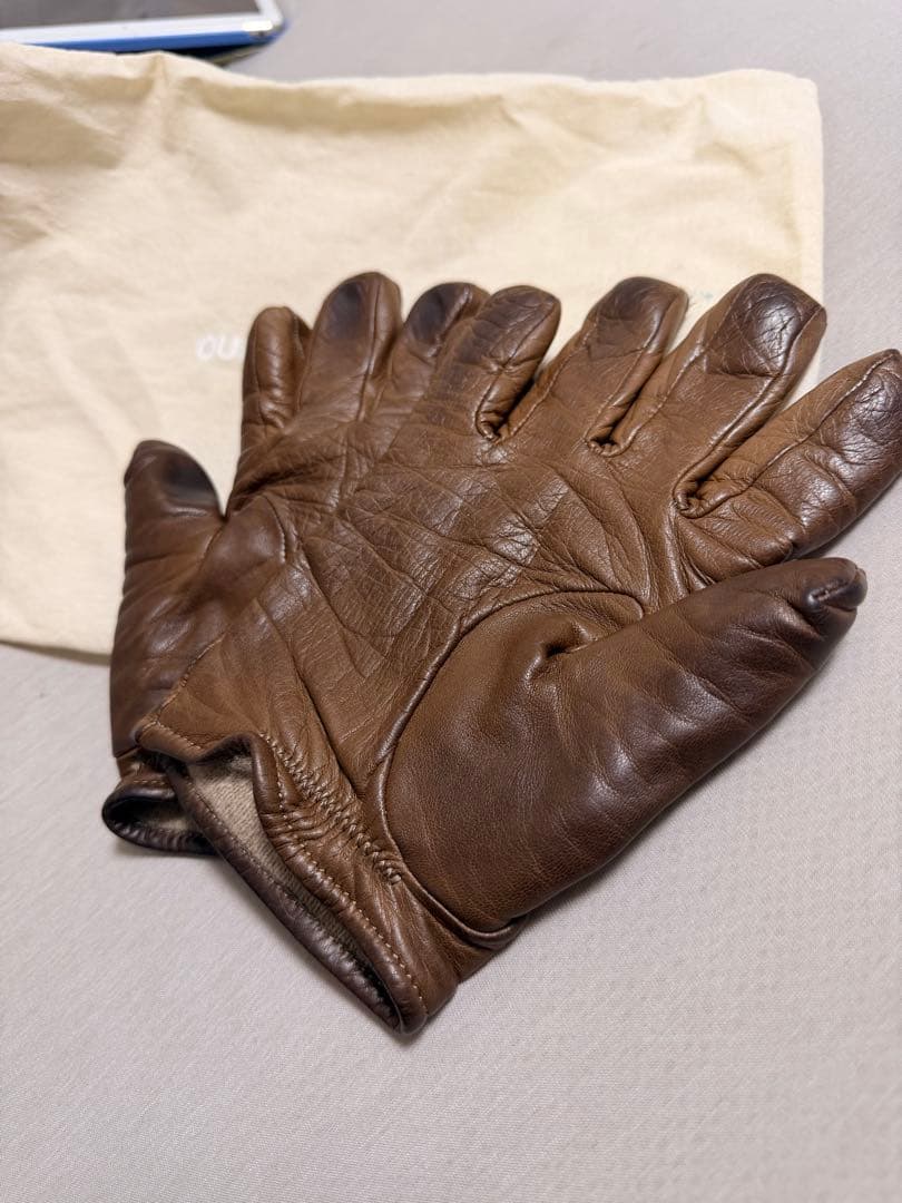 OUR LEGACY 24AW HIS GLOVES レザー BROWNサイズM