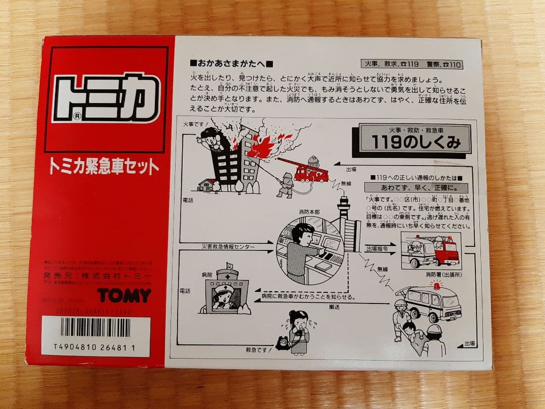 【激レアビンテージ】トミカ緊急車セット