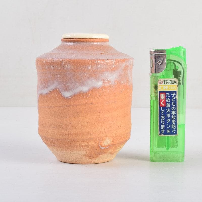 茶道具 萩焼 金子信彦作 茶入 仕覆付 共箱 V 8861 - メルカリ