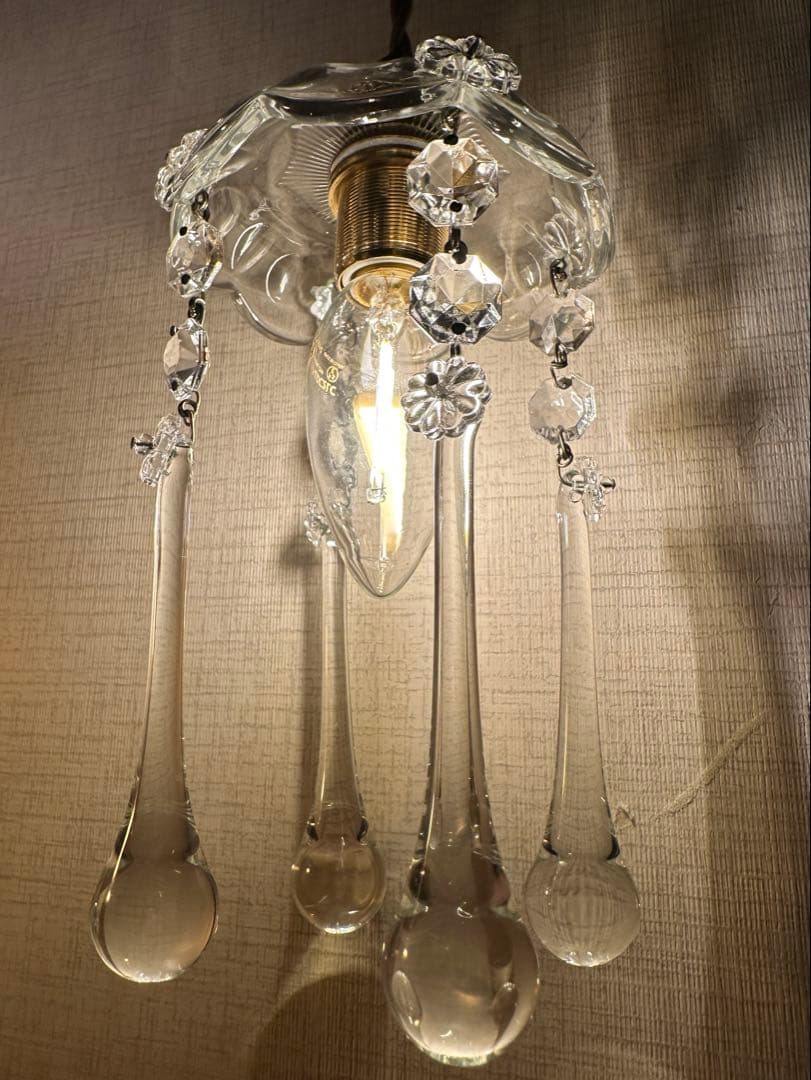 1920年代 フランス アンティーク 雨に濡れた可愛いお花のミニ