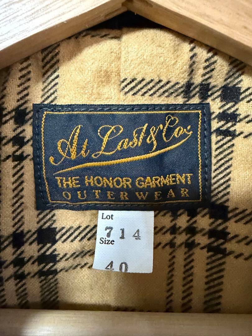 At Last & Co / アットラスト ウールジャケット（ライダース）