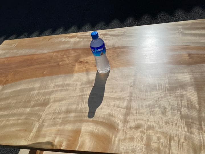 [即購入OK] 栃(とち)ダイニングテーブル　総無垢材極上杢　新品未使用