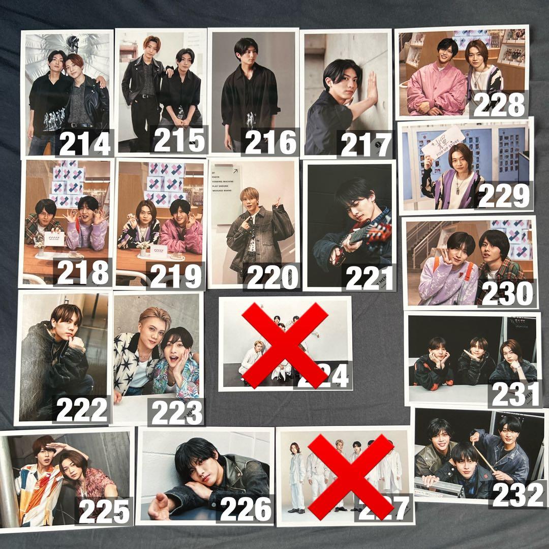 7 MEN 侍 B&ZAI BANZAI 本髙克樹 写真 まとめ売り