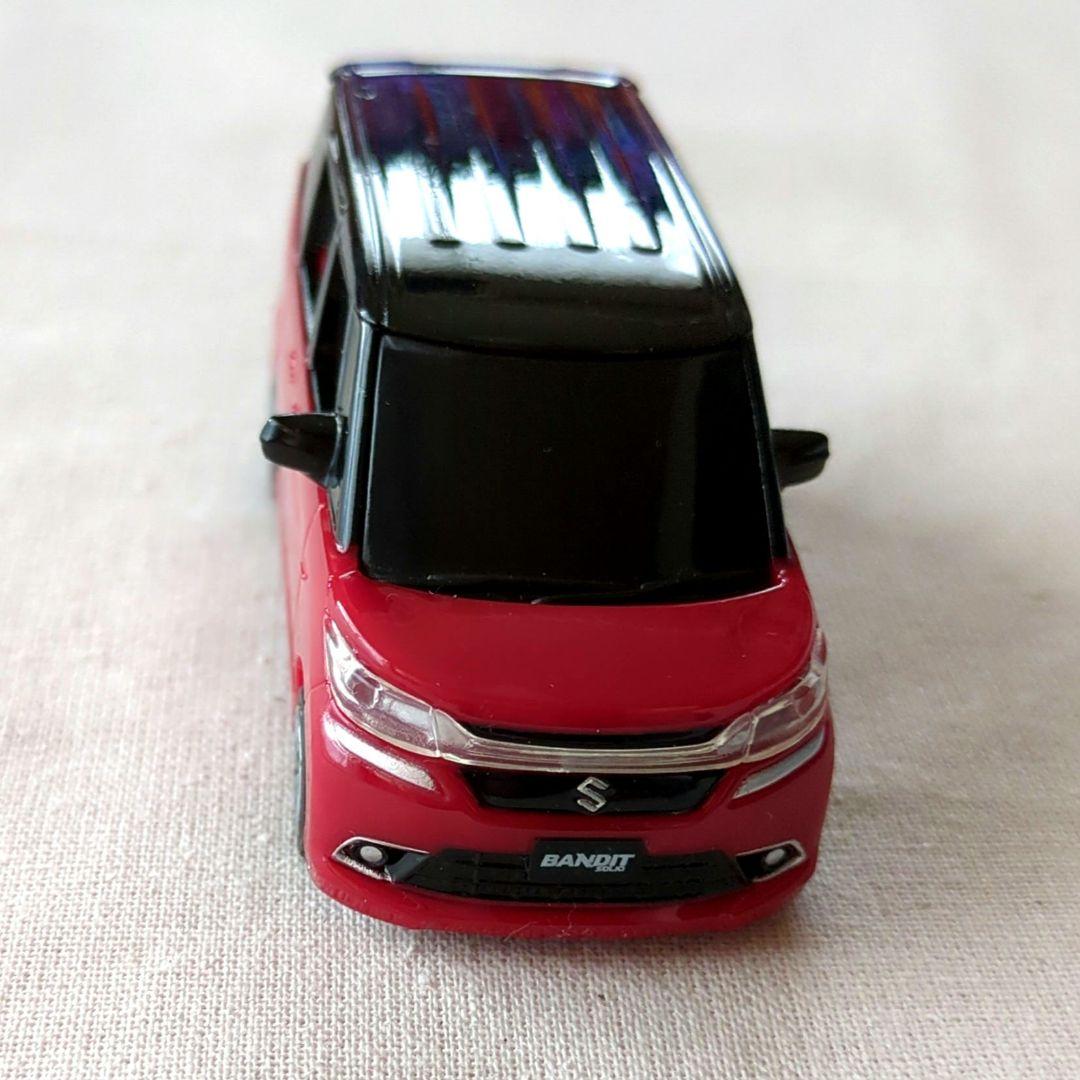 スズキ　新型 ソリオバンディット　プルバックカー　 赤と黒　[非売品]