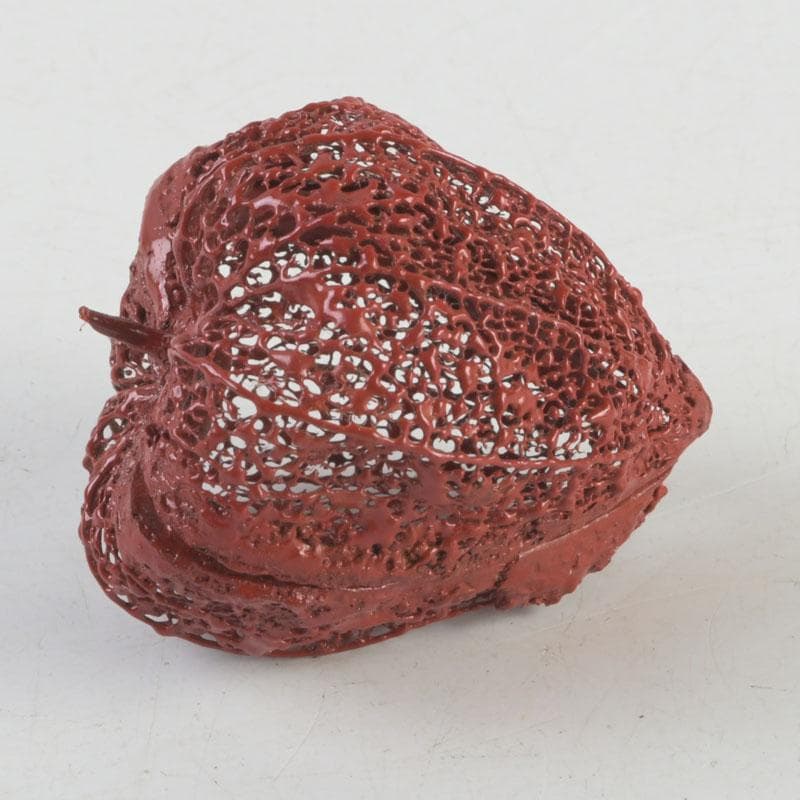 茶道具　乾漆　透かし鬼灯　香合　時代箱　V　9320