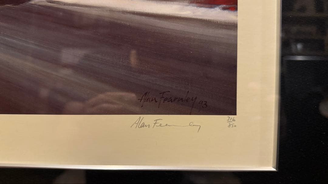 F1 限定シリアルナンバー316/850 直筆サイン入り