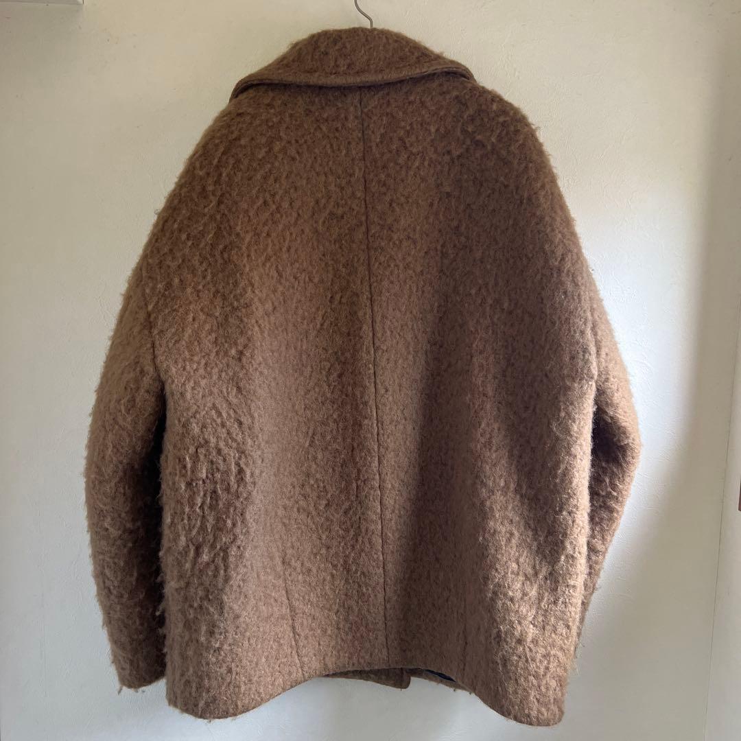 sheller Handmade stitch wool jacket coat Vintage Shell Stitch